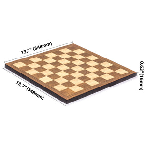 Husaria Reversible Checkers and Draughts Wooden Game Set - 10x10 and 8x8 Board-Husaria