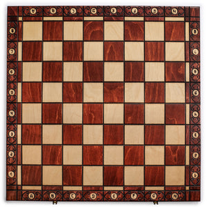 Husaria European International Chess Wooden Game Set, "Ambassador" - 21.7"
