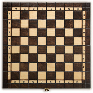 Husaria European International Chess Wooden Game Set "Regal" - 13.8" Medium Size Chess Set