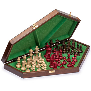 Husaria Wooden Three-Player Chess - 21"