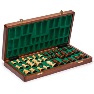 Husaria Professional Staunton Tournament No. 4 Wooden Chess Game Set, 3" Kings-Husaria