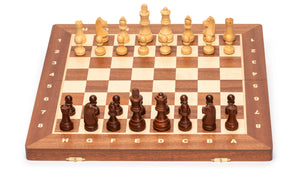 Husaria Professional Staunton Tournament No. 4 Wooden Chess Game Set, 3" Kings-Husaria