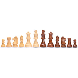 Husaria Professional Staunton Tournament No. 5 Wooden Chess Game Set, 3.6" Kings-Husaria