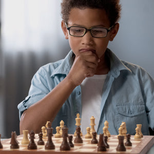 Husaria Professional Staunton Tournament No. 6 Wooden Chess Game Set, 3.9" Kings-Husaria