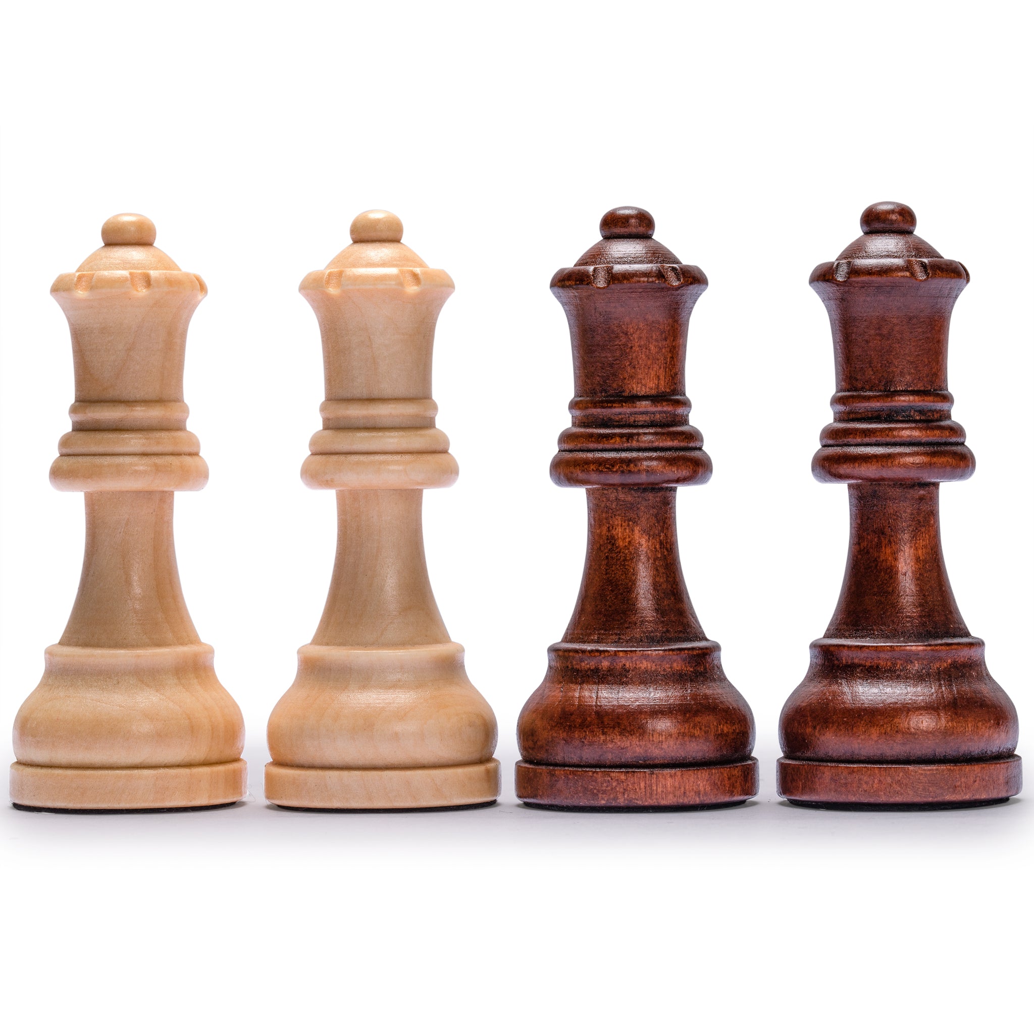 Husaria Professional Staunton Tournament No. 6 Wooden Chess Game Set, 3.9" Kings-Husaria