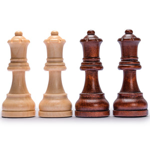 Husaria Professional Staunton Tournament No. 6 Wooden Chess Game Set, 3.9" Kings-Husaria