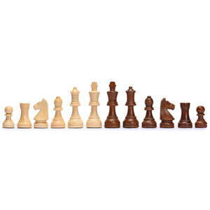 Husaria Professional Staunton Tournament No. 6 Wooden Chess Game Set, 3.9" Kings-Husaria