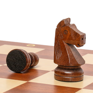 Husaria Professional Staunton Tournament No. 6 Wooden Chess Game Set, 3.9" Kings-Husaria