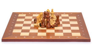 Husaria Professional Staunton Tournament Chess Board, No. 4, 16 Inches-Husaria