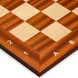 Husaria Magnetically Assembled Professional Staunton Tournament Chess Board, No. 5, 18.9"-Husaria