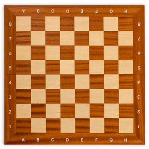 Husaria Magnetically Assembled Professional Staunton Tournament Chess Board, No. 5, 18.9"-Husaria