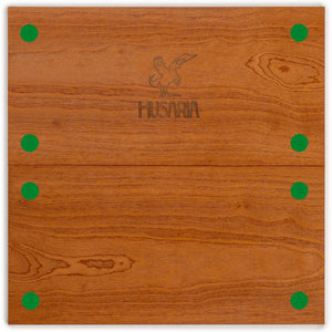 Husaria Magnetically Assembled Professional Staunton Tournament Chess Board, No. 5, 18.9"-Husaria
