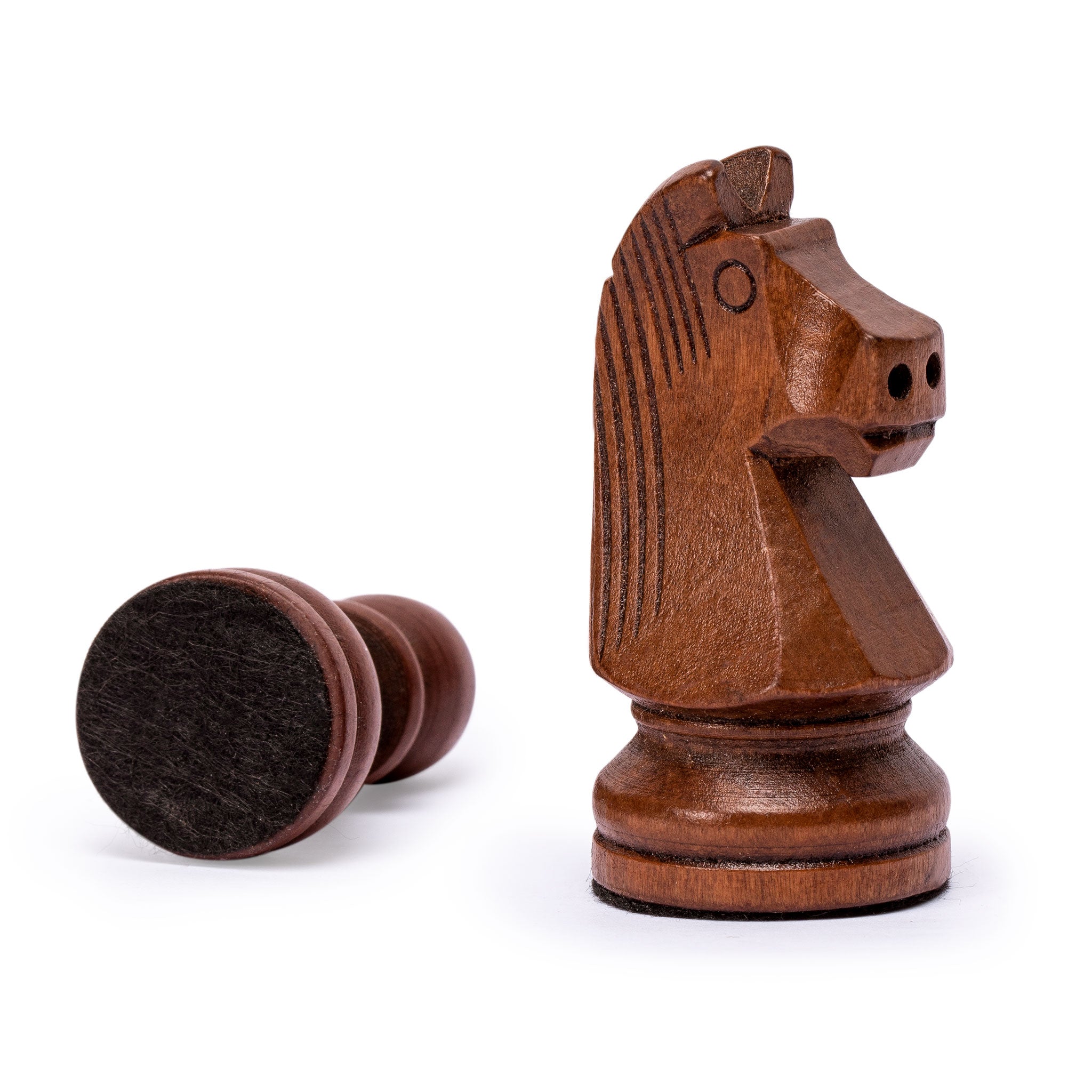 Husaria Staunton Tournament No. 4 Chessmen with 2 Extra Queens and Wooden Box, 3" Kings-Husaria