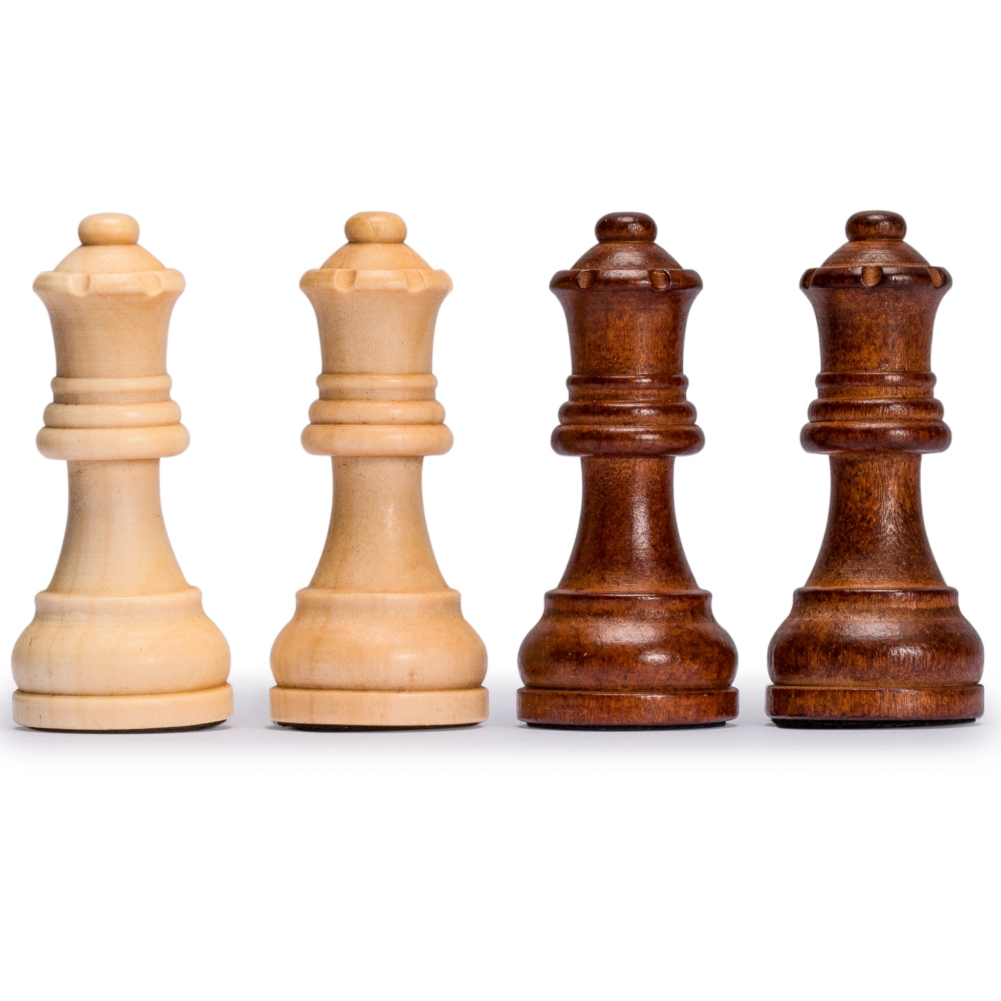 Husaria Staunton Tournament No. 4 Chessmen with 2 Extra Queens and Wooden Box, 3" Kings-Husaria