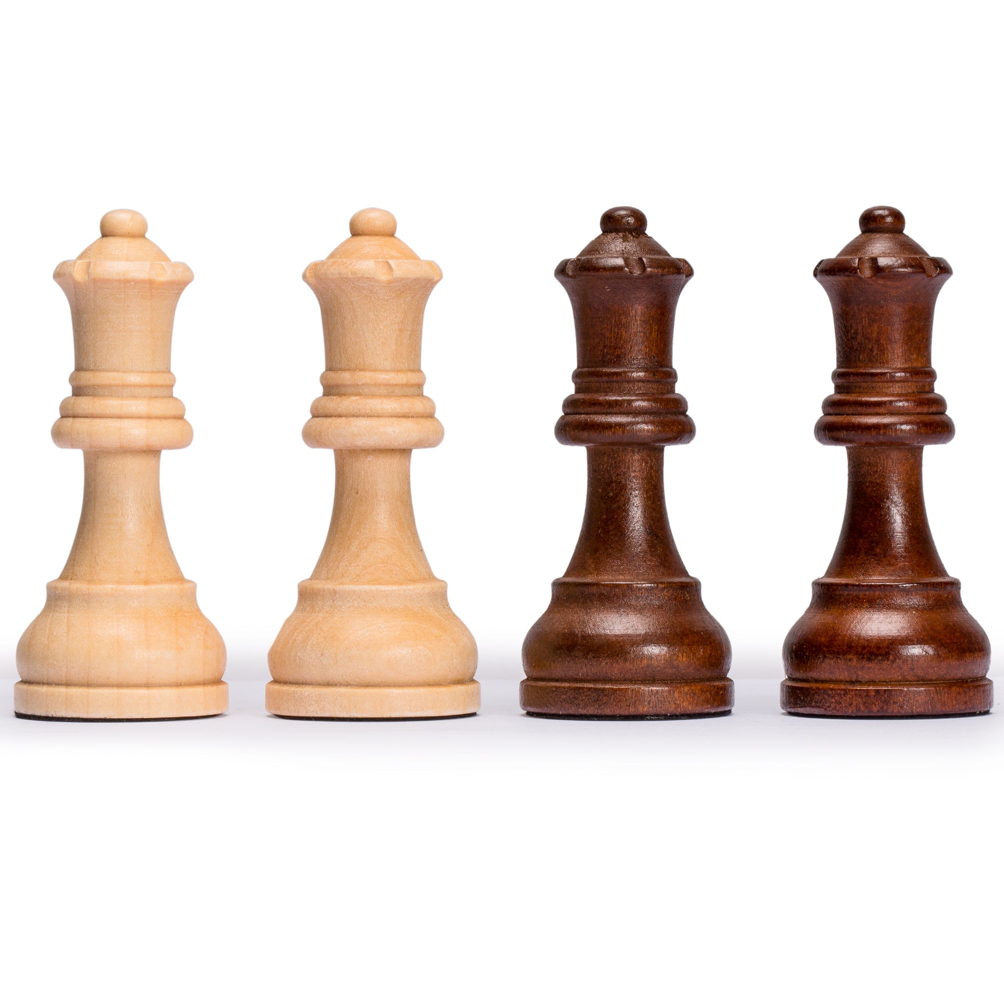 Husaria Staunton Tournament No. 5 Chessmen with 2 Extra Queens and Wooden Box, 3.5" Kings-Husaria
