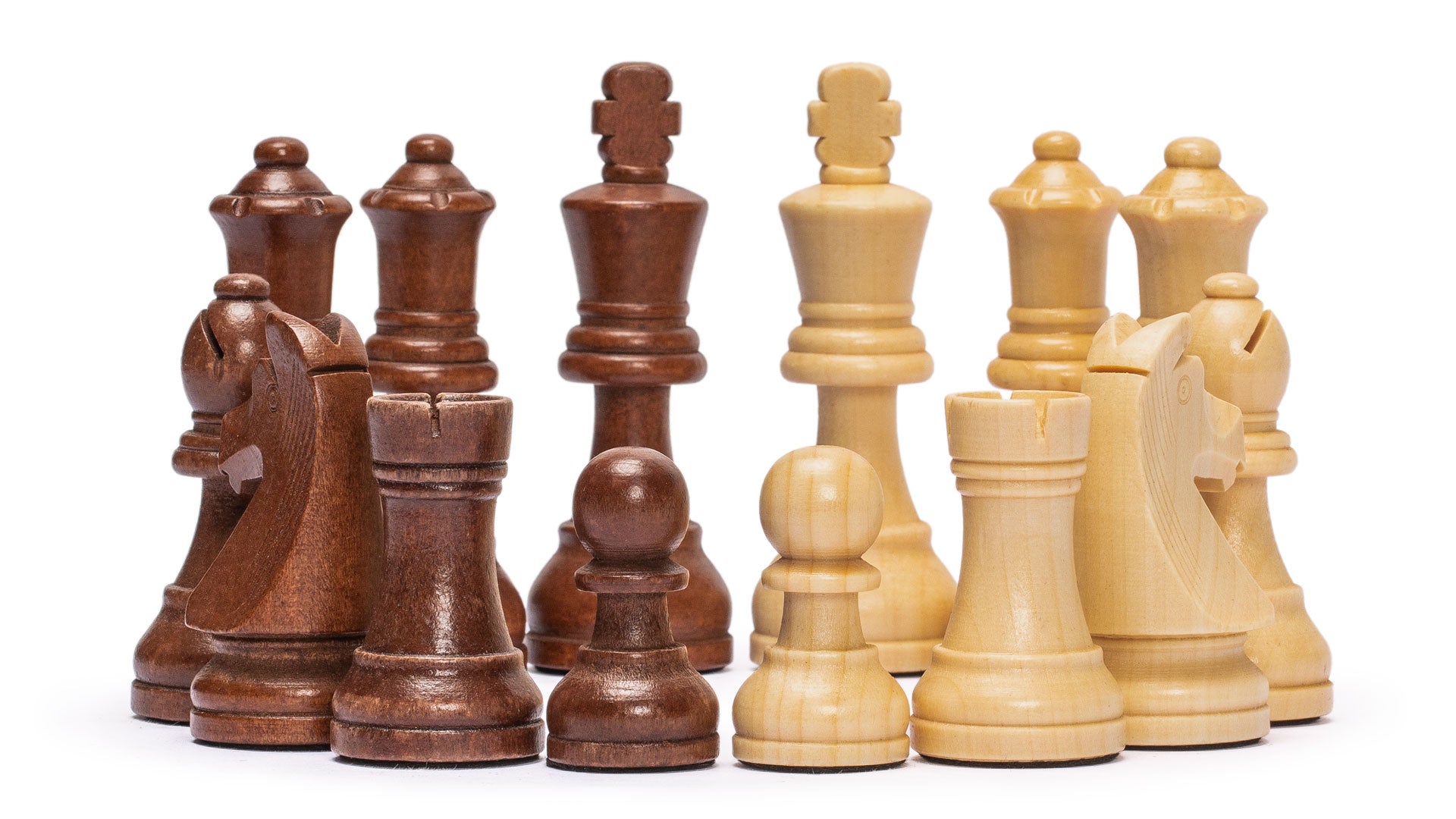Husaria Staunton Tournament No. 6 Chessmen with 2 Extra Queens and Wooden Box, 3.9" Kings-Husaria