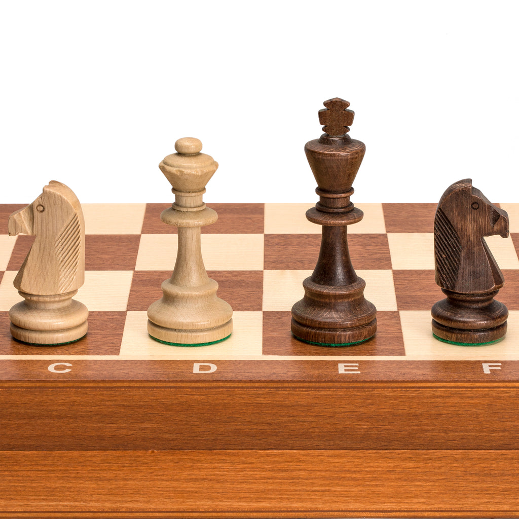 Tournament No. 6 Staunton Chess Set - 20.75" x 20.30"-Husaria