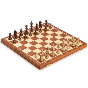 Tournament No. 6 Staunton Chess Set - 20.75" x 20.30"-Husaria