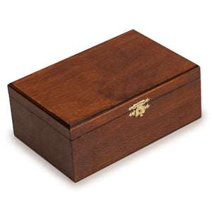 Staunton No. 5 Tournament Chess Pieces in Wooden Box - 3.5" King-Husaria