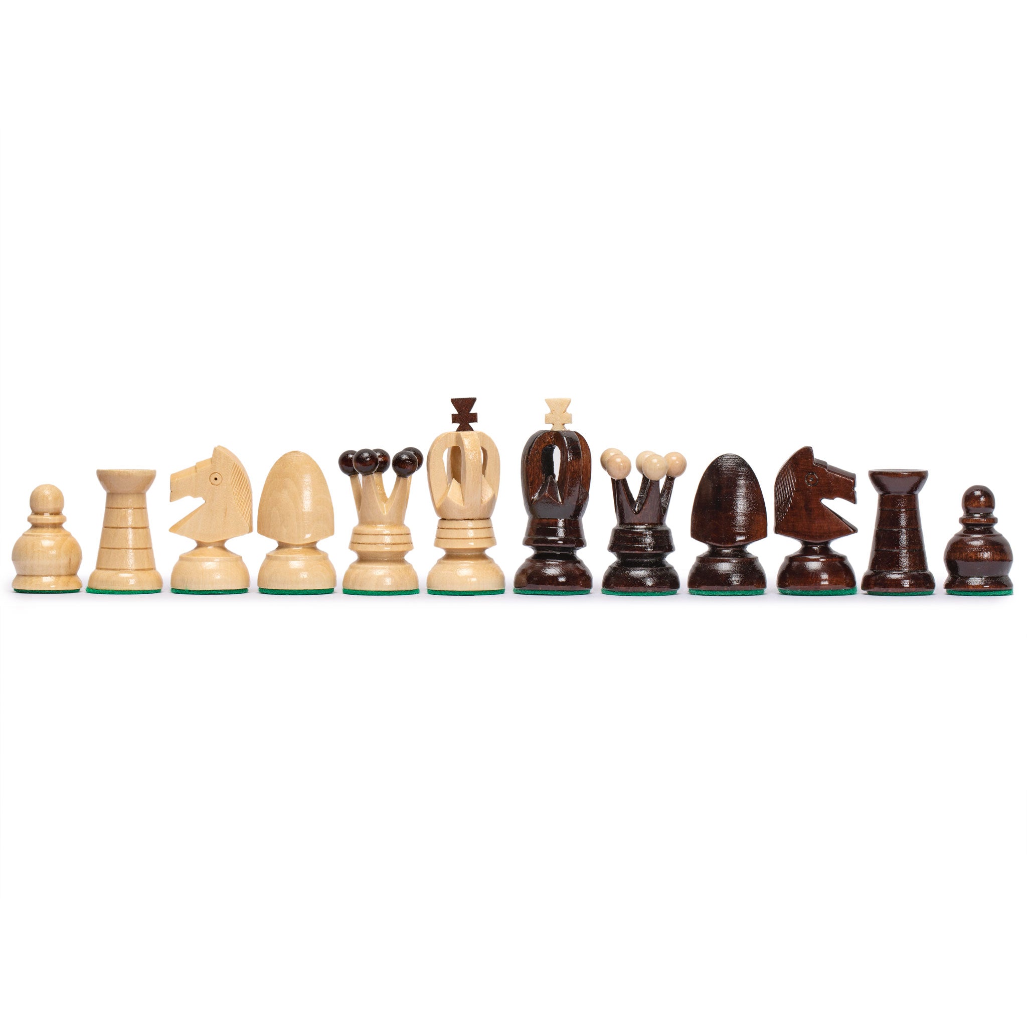Husaria European International Chess Wooden Game Set, "King's Classic" - 18" Large Size Chess Set-Husaria