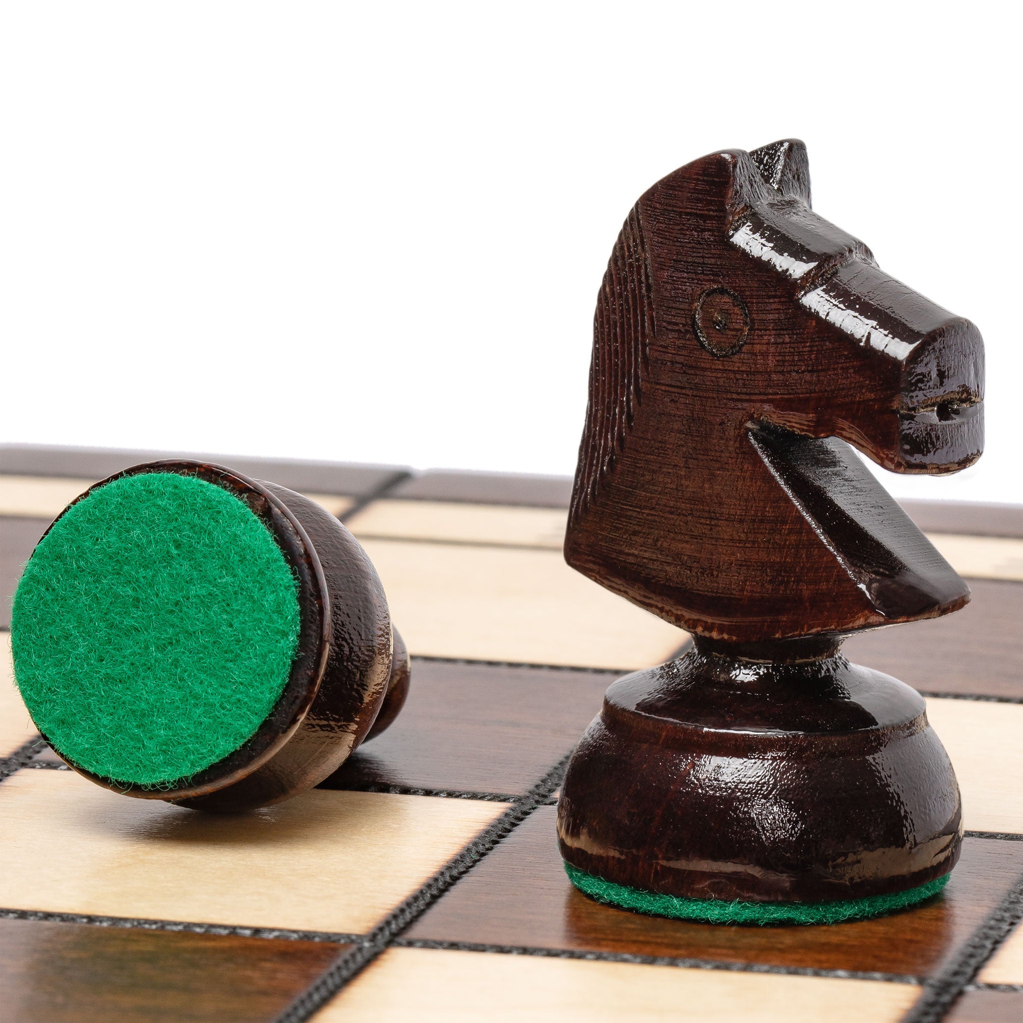 Husaria European International Chess Wooden Game Set, "King's Classic" - 18" Large Size Chess Set-Husaria