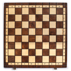 Husaria European International Chess Wooden Game Set, "King's Classic" - 18" Large Size Chess Set-Husaria