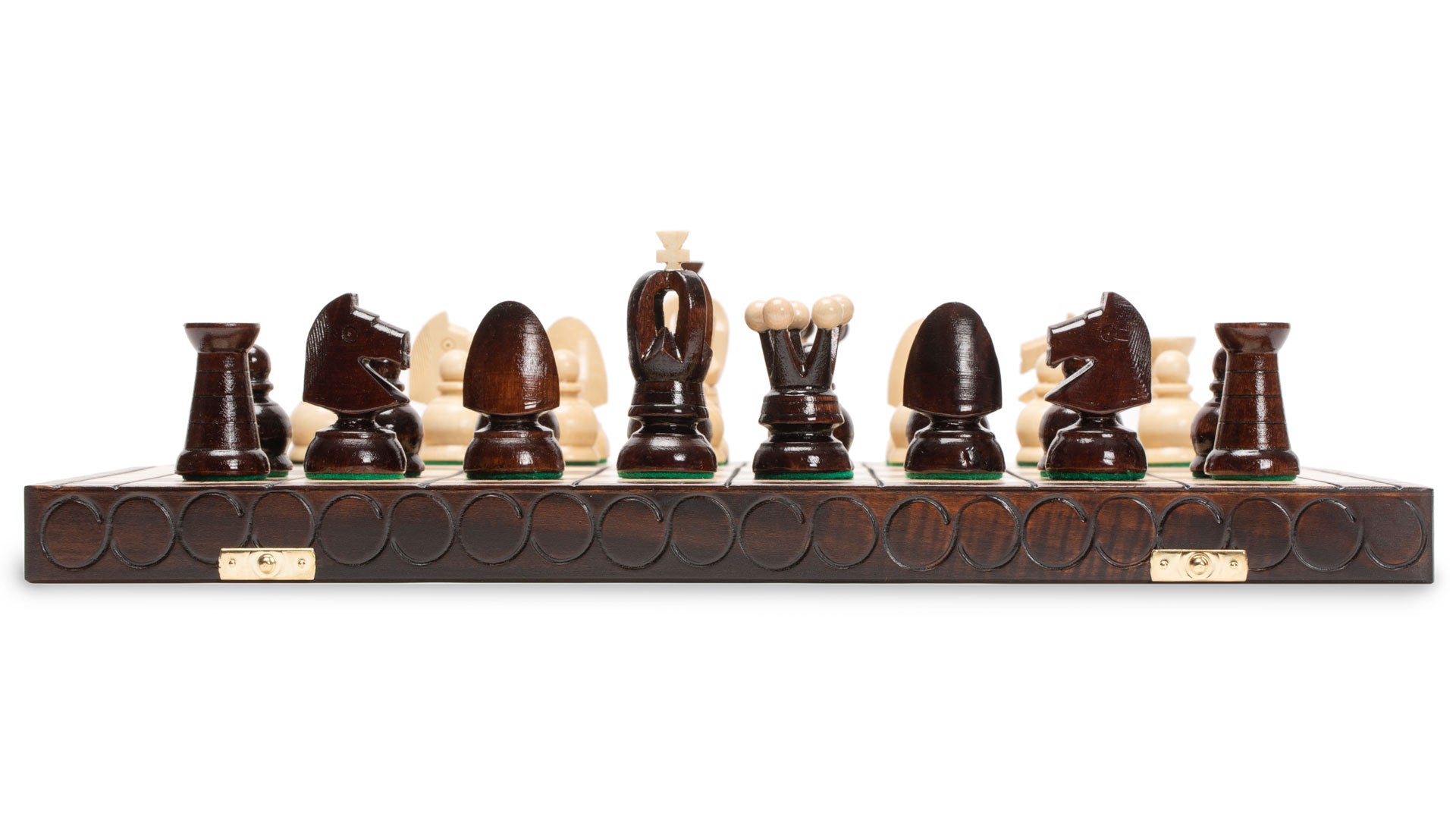 Husaria European International Chess Wooden Game Set, "King's Classic" - 18" Large Size Chess Set-Husaria
