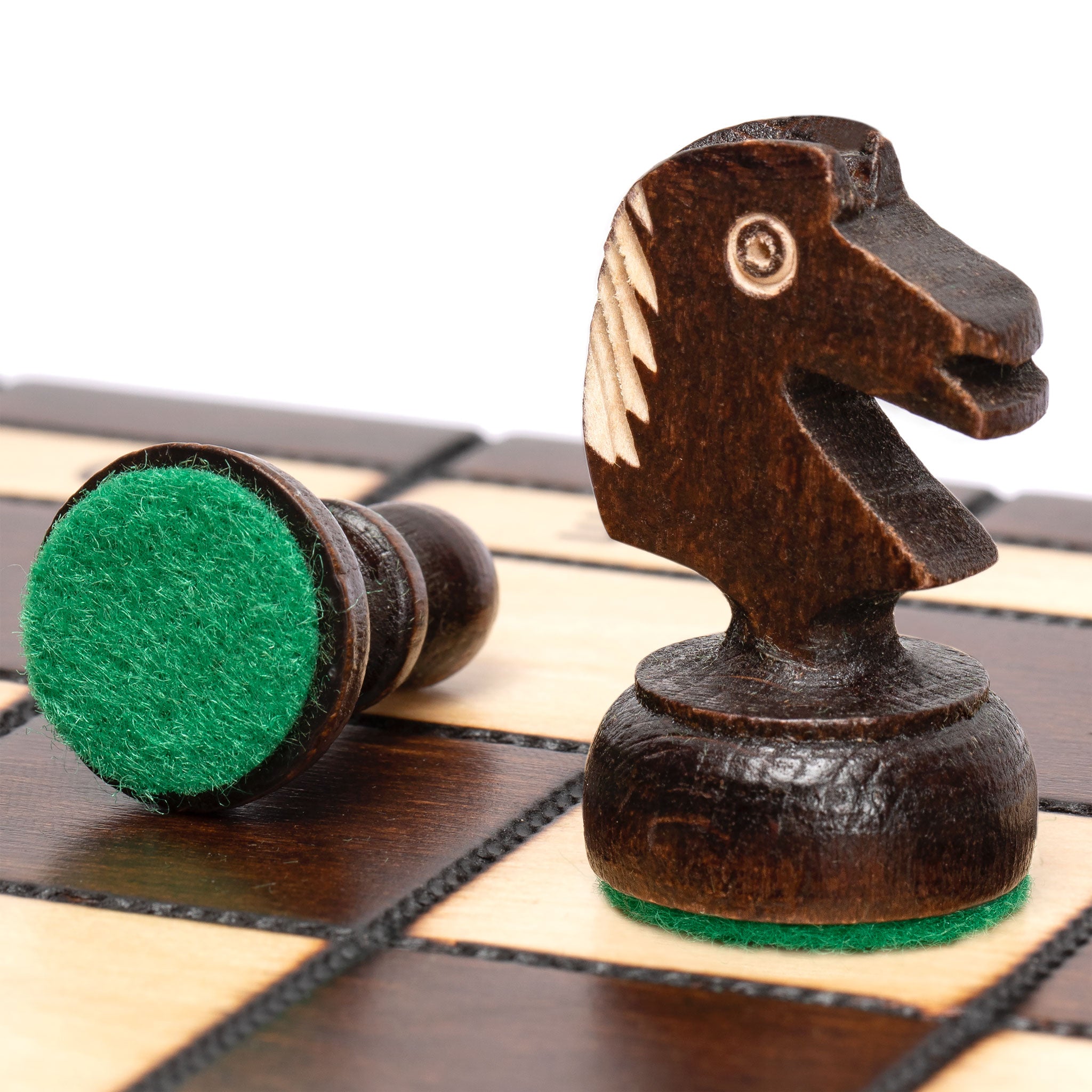Husaria European International Chess Wooden Game Set, "King's Classic" - 13.8" Medium Size Chess Set-Husaria