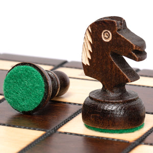 Husaria European International Chess Wooden Game Set, "King's Classic" - 13.8" Medium Size Chess Set-Husaria
