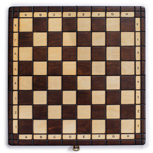 Husaria European International Chess Wooden Game Set, "King's Classic" - 13.8" Medium Size Chess Set-Husaria