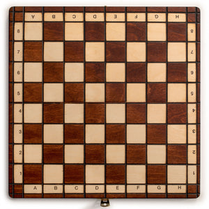 Husaria European International Chess Wooden Game Set, "King's International" - 14" Medium Size Chess Set-Husaria