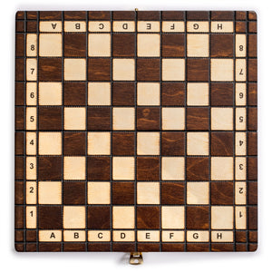 Husaria European International Chess Wooden Game Set, "King's Classic" - 11.3" Small Size Chess Set-Husaria