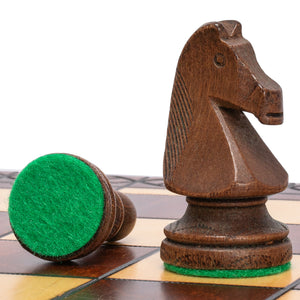 Husaria European International Chess Wooden Game Set, "Ambassador" - 21.7"-Husaria