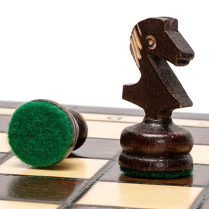 Husaria European International Chess Wooden Game Set "Regal" - 13.8" Medium Size Chess Set-Husaria