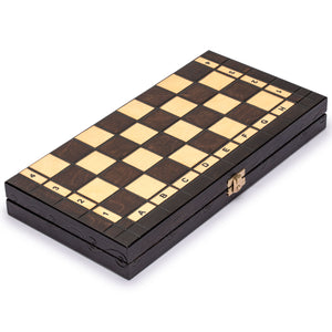 Husaria European International Chess Wooden Game Set "Regal" - 13.8" Medium Size Chess Set-Husaria