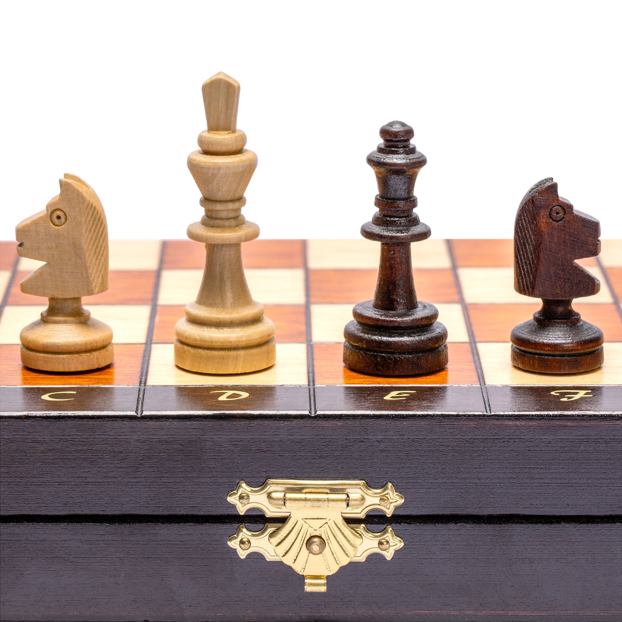Husaria Magnetic Wooden Portable Travel Chess Game Set - 11"-Husaria