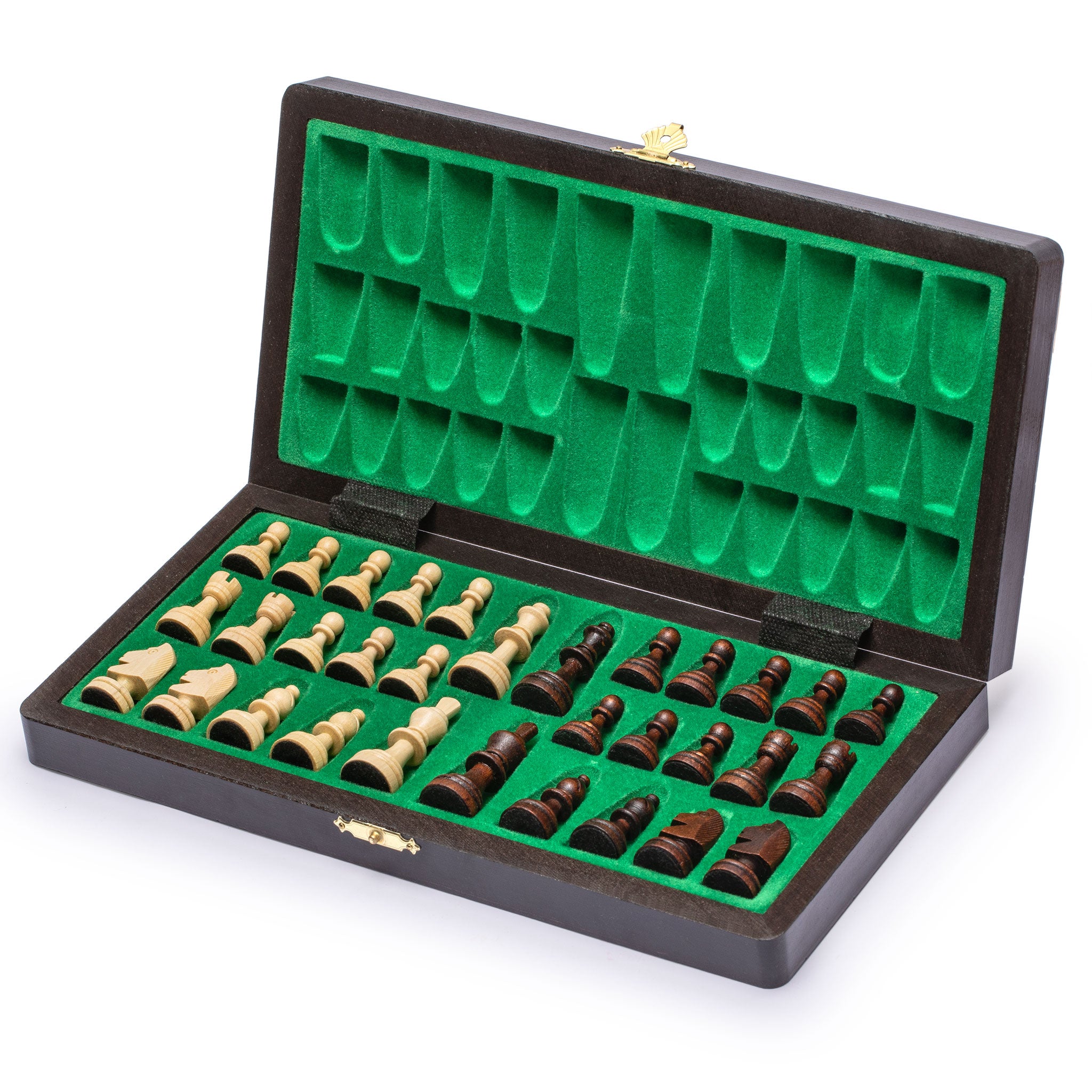 Husaria Magnetic Wooden Portable Travel Chess Game Set - 11"-Husaria