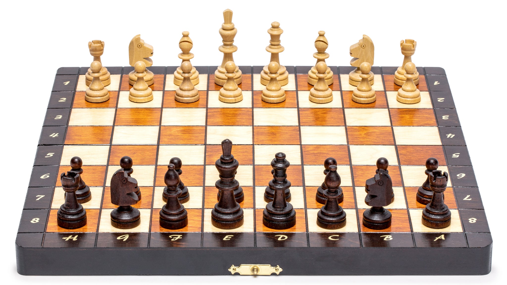 Husaria Magnetic Wooden Portable Travel Chess Game Set - 11"-Husaria