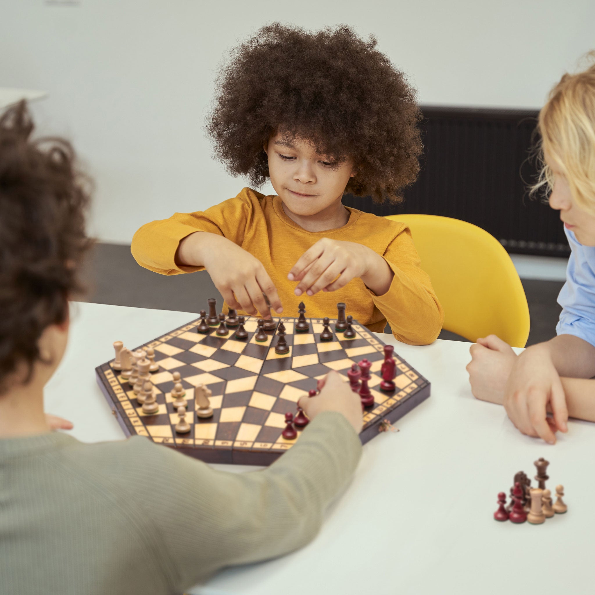 Husaria Wooden Three-Player Chess - 21"-Husaria