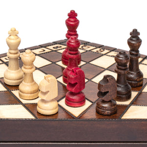 Husaria Wooden Three-Player Chess - 12"-Husaria