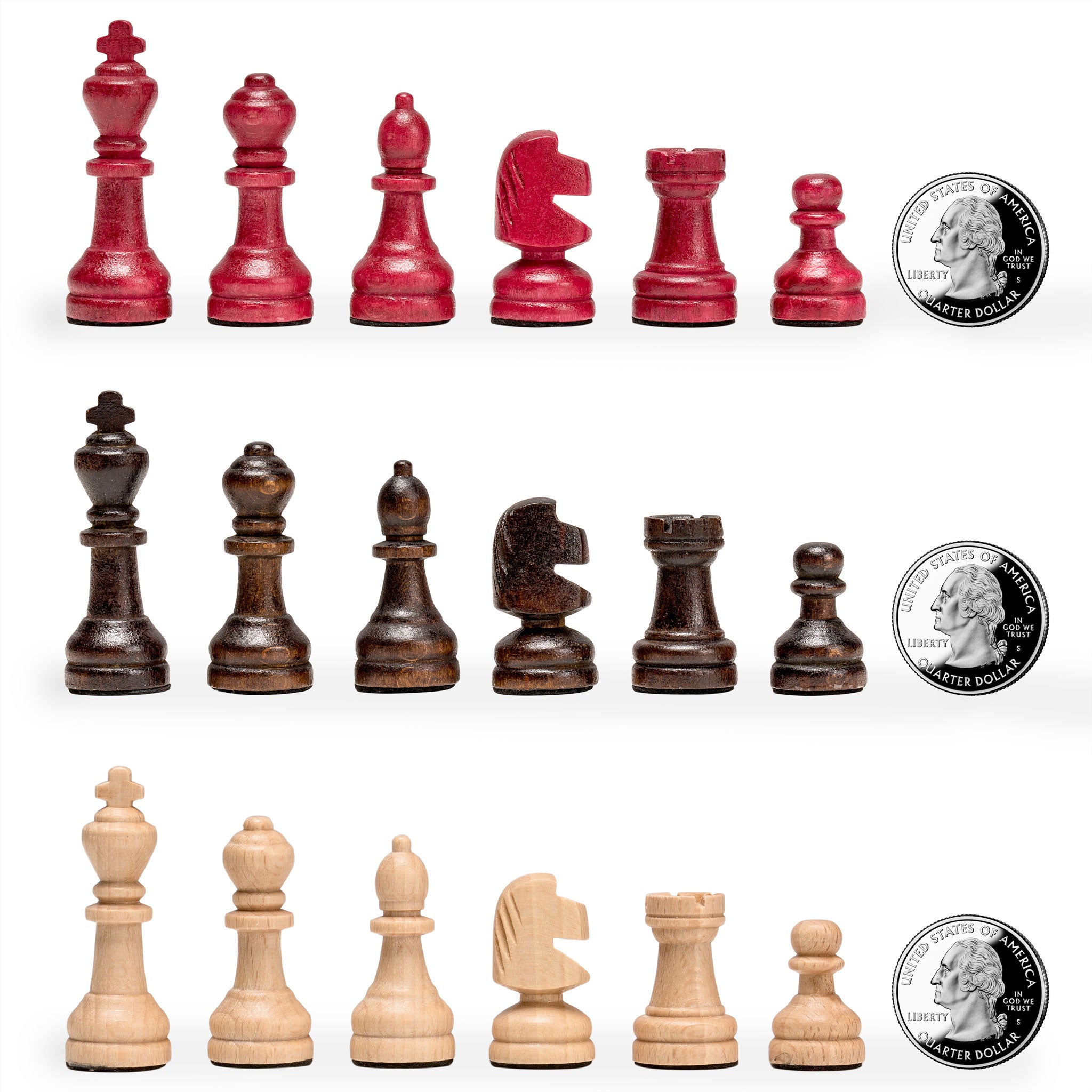 Husaria Wooden Three-Player Chess - 12"-Husaria