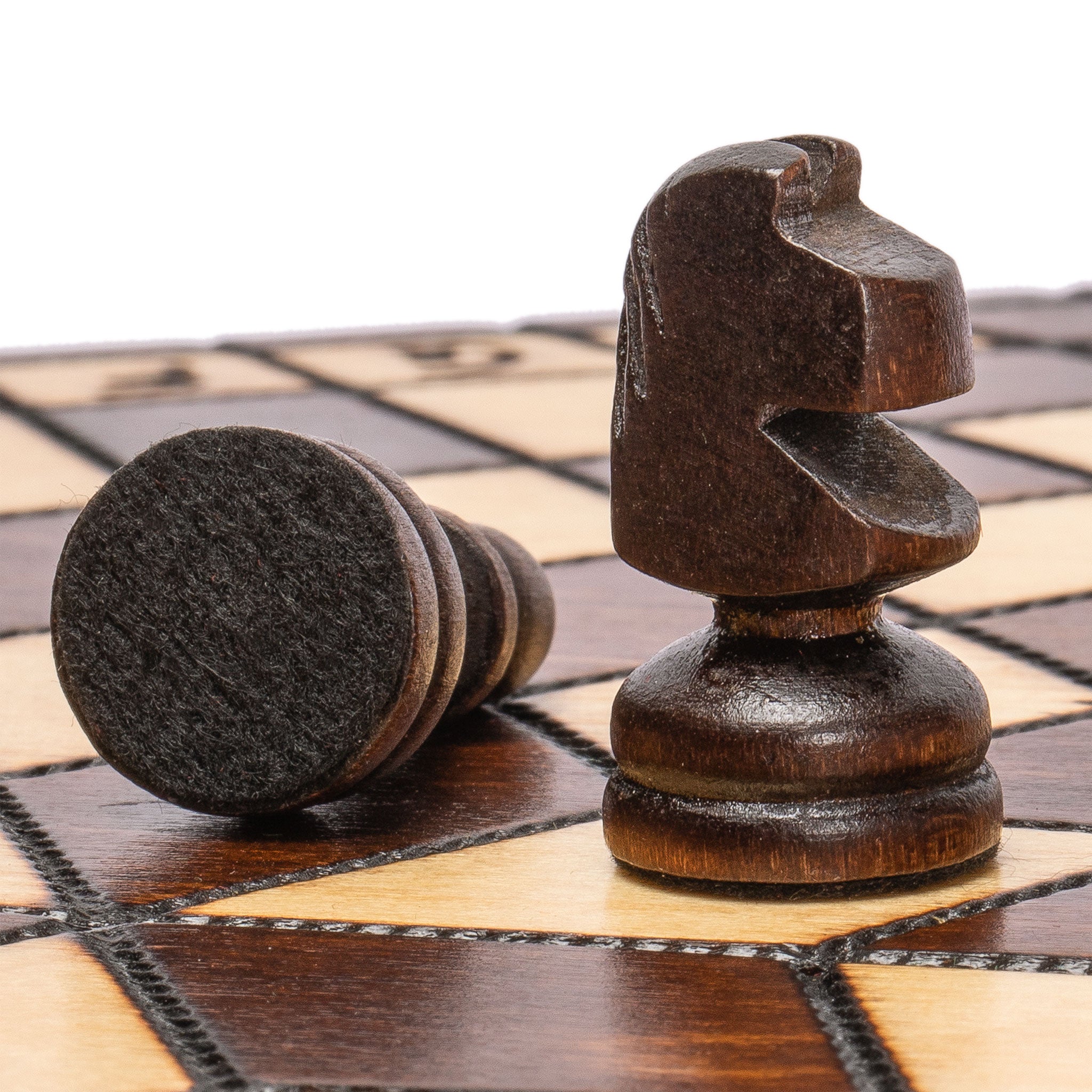 Husaria Wooden Three-Player Chess - 12"-Husaria