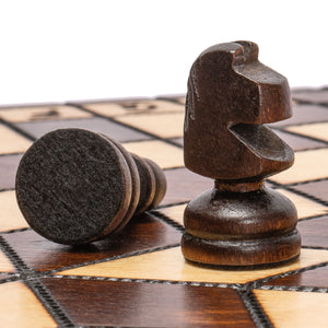 Husaria Wooden Three-Player Chess - 12"-Husaria