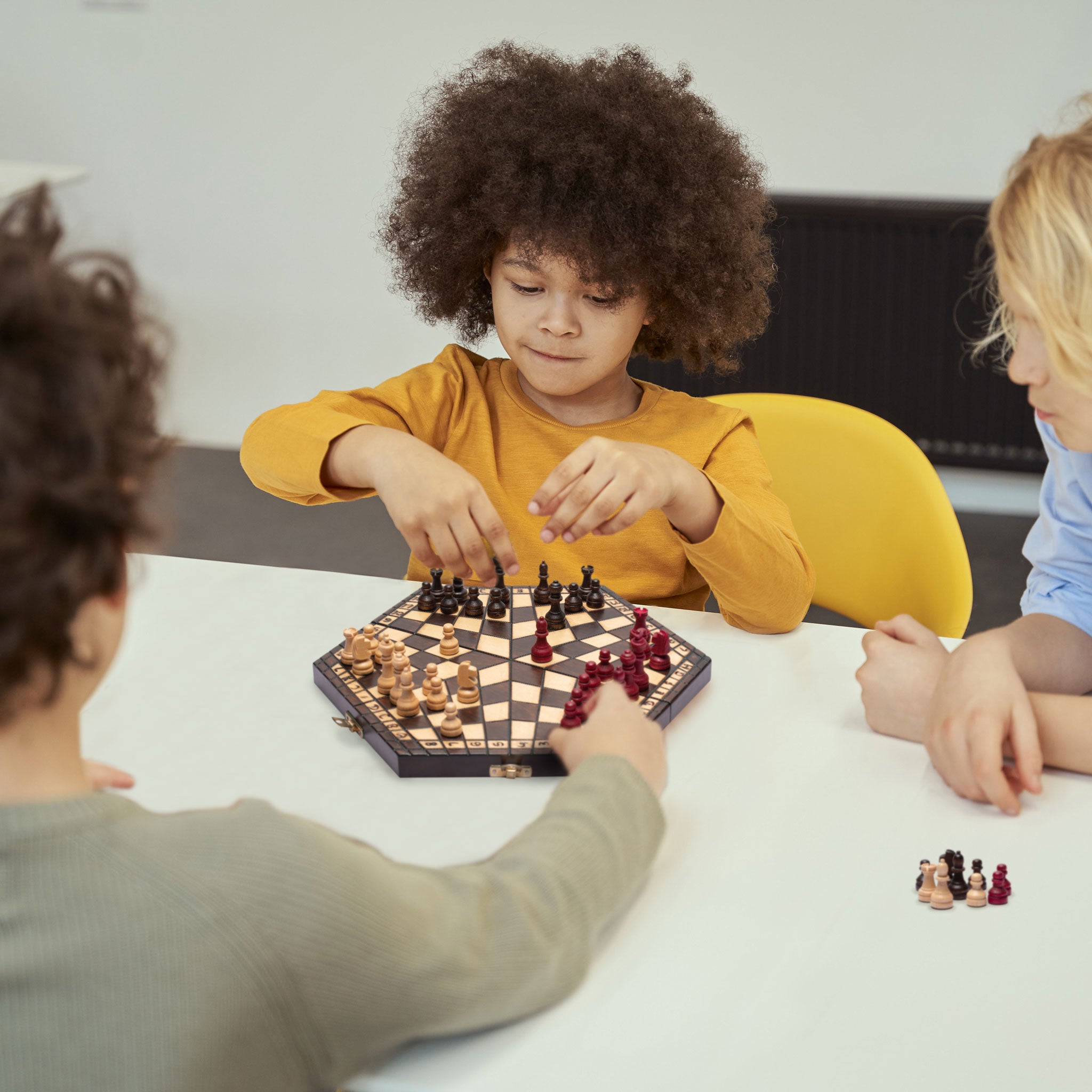 Husaria Wooden Three-Player Chess - 12"-Husaria