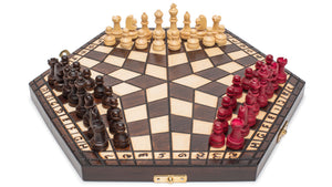 Husaria Wooden Three-Player Chess - 11 Inches-Husaria